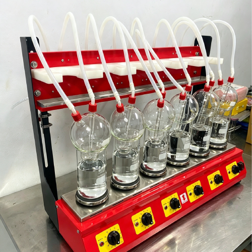 Bếp thủy phân thủ công 6 vị trí.