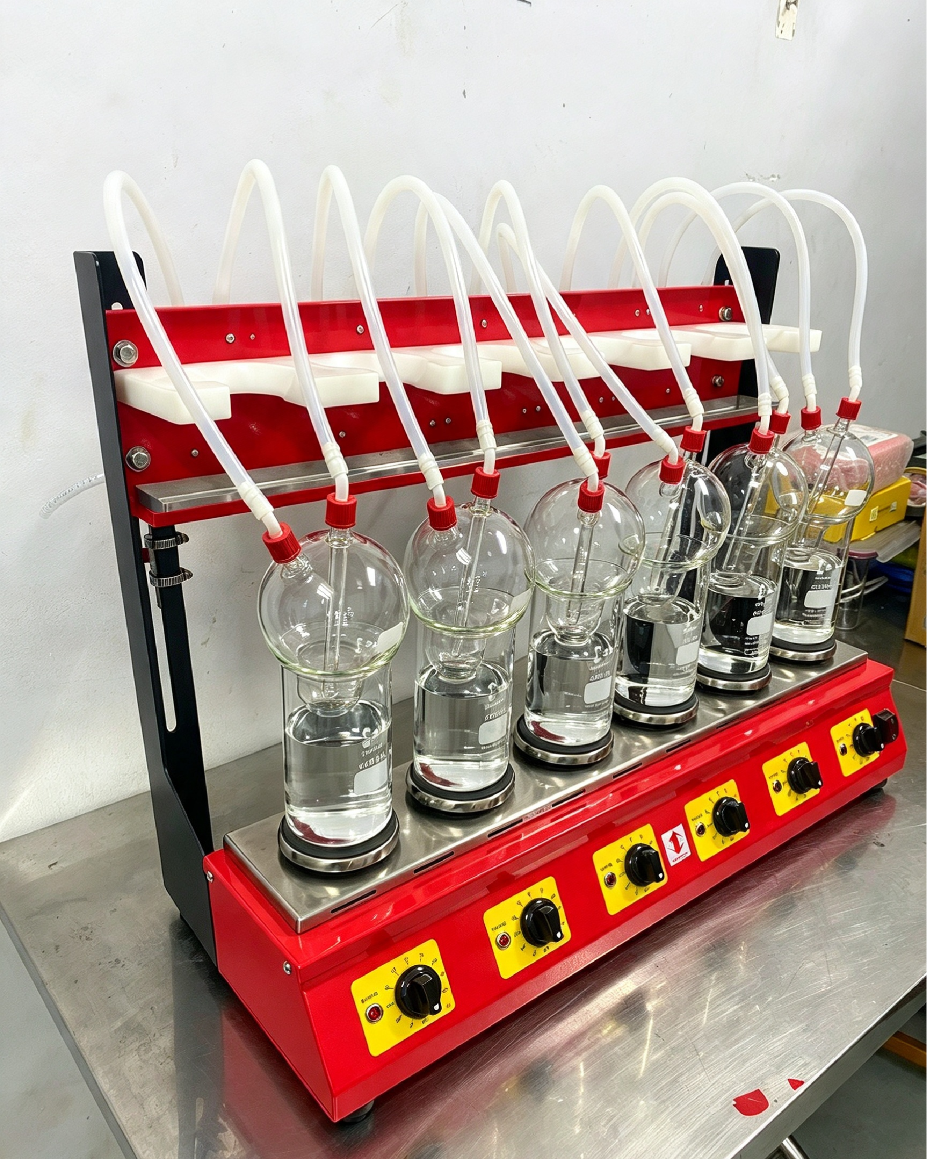 Bếp thủy phân thủ công 6 vị trí.