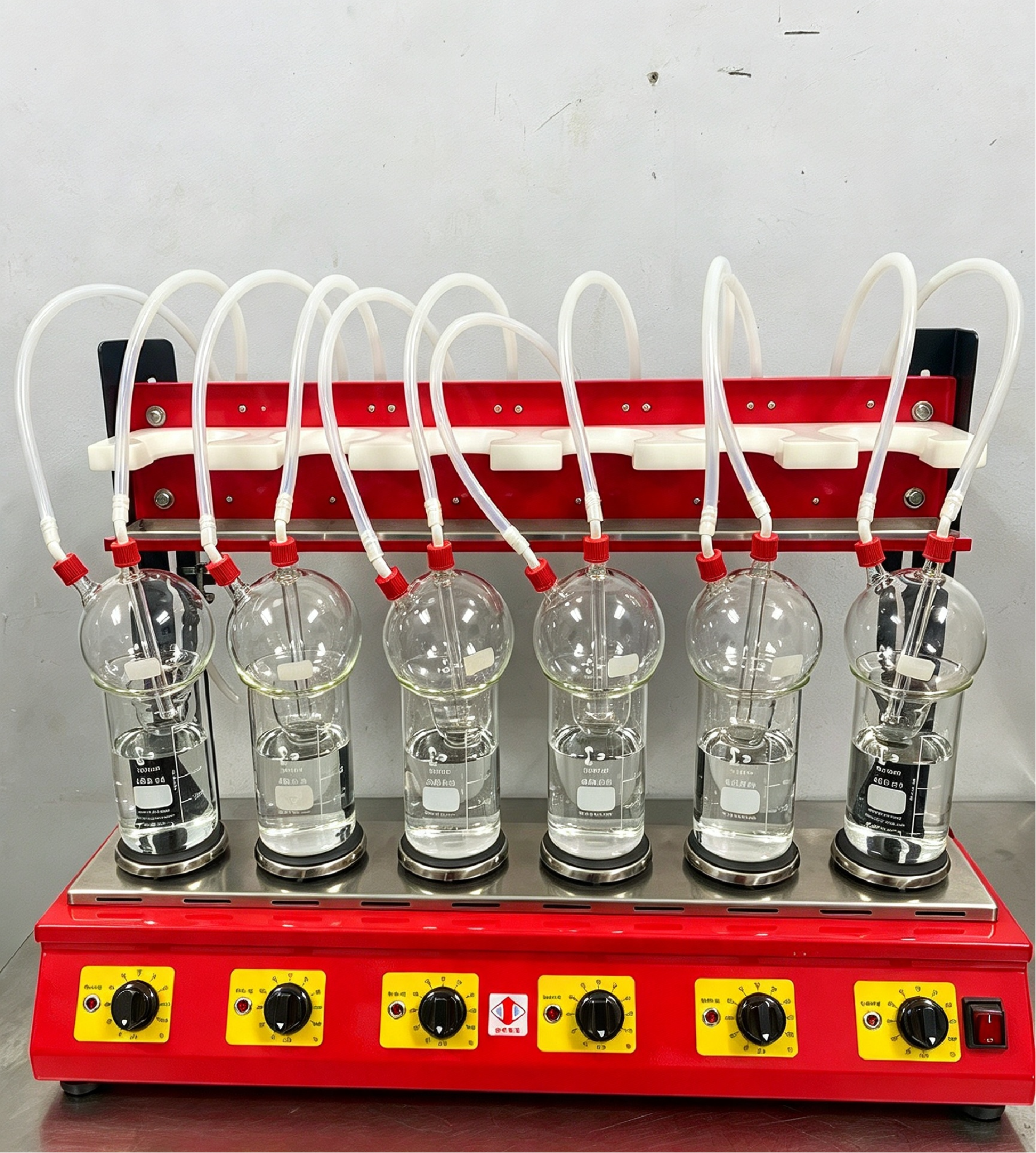 Bếp thủy phân thủ công 6 vị trí.